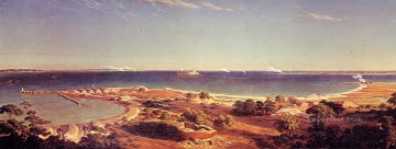 El bombardeo del fuerte Sumter Albert Bierstadt Pinturas al óleo